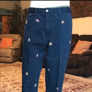 Vintage polo Classic Cotton Twill FF pants Ftcrest